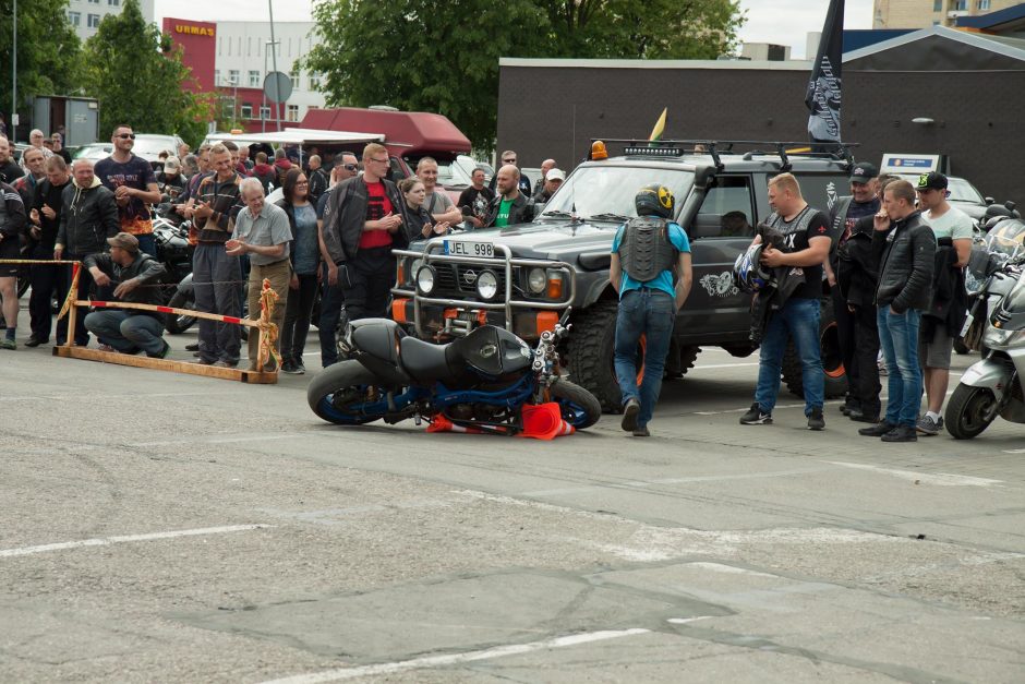 Incidentas baikerių šventėje: nevaldomas motociklas riedėjo į minią