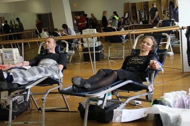 Ansamblyje „Lietuva“ – kraujo donorystės diena