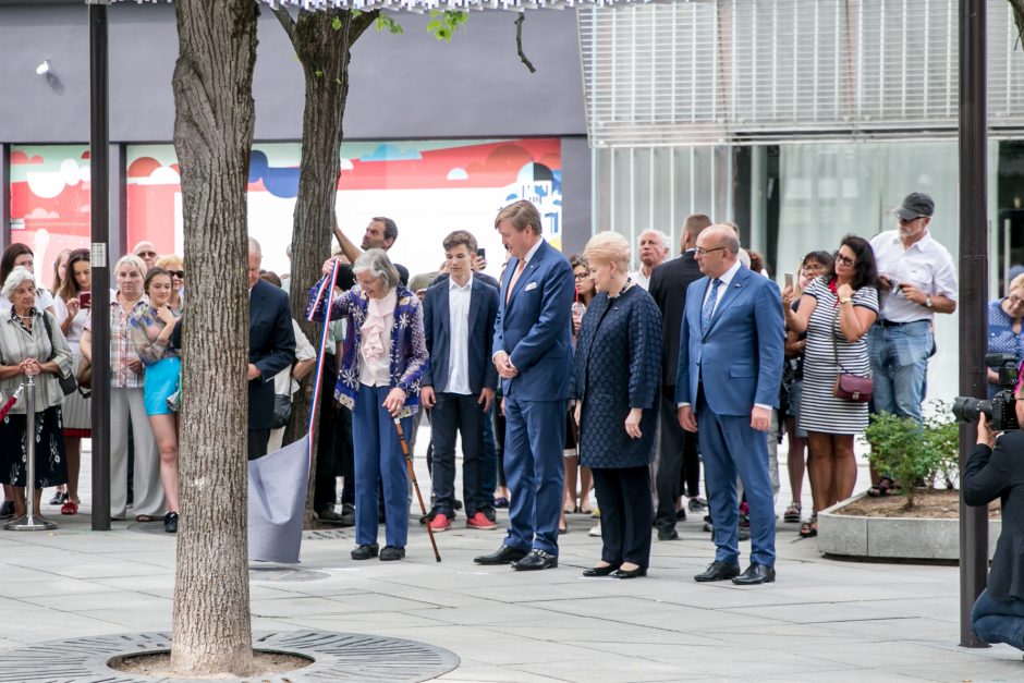 Nyderlandų karalius Kaune pagerbė savo tautietį