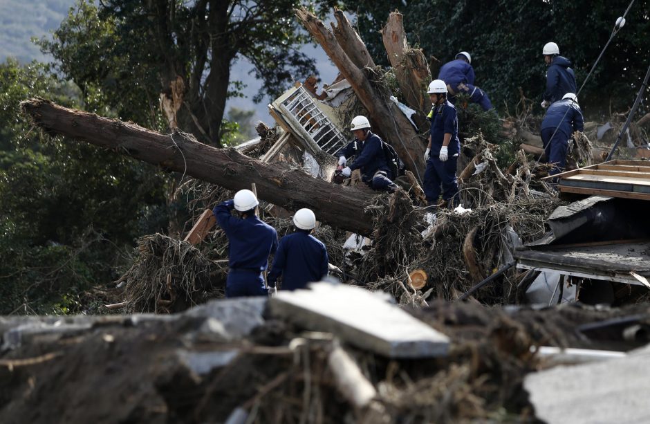 Taifūnas Japonijoje pridarė daug žalos