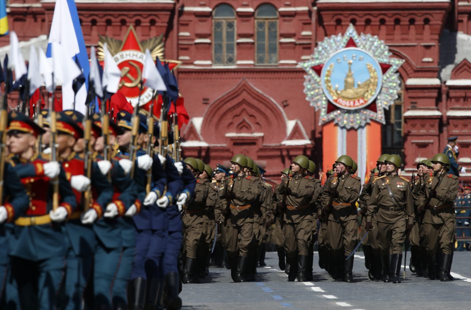 Lietuvos atstovų kariniame parade Maskvoje vėl nebus