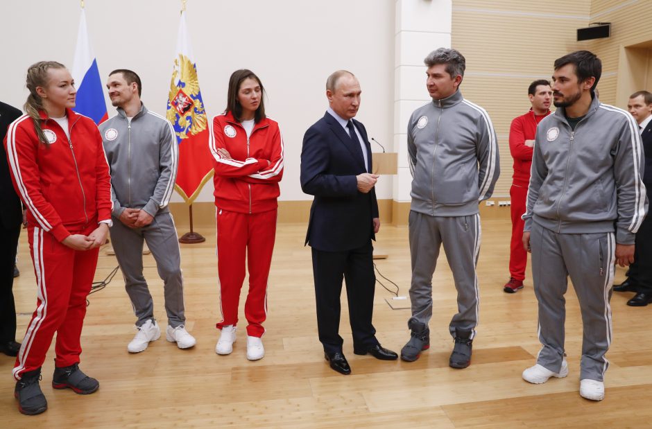 V. Putinas: Rusijos sportininkų pašalinimas iš olimpiados yra keistas