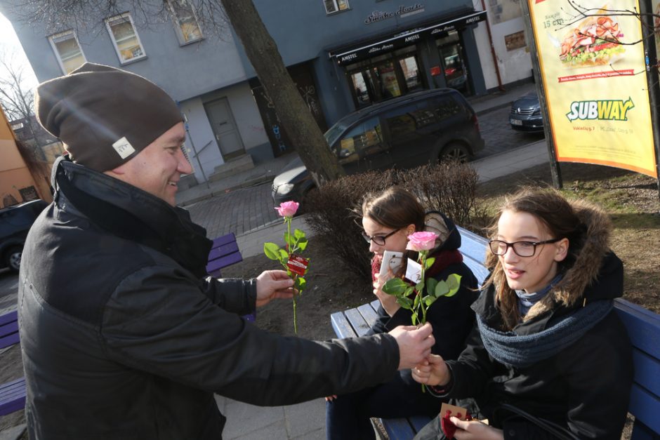 Moterims Vilniaus senamiestyje – „Domino“ teatro aktorių pasala