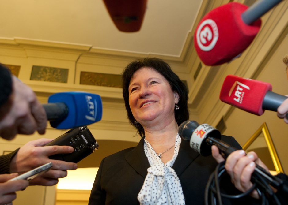 Žemės ūkio ministre taps V. Baltraitienė