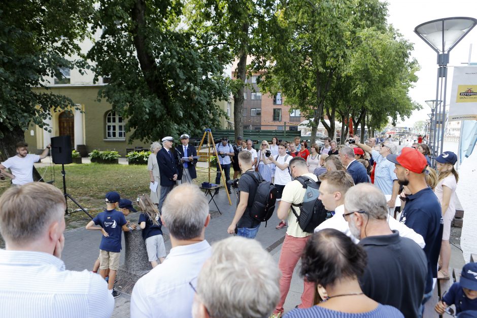 Buriuotojui B. Rožinskui – atminimo knechtas Klaipėdoje