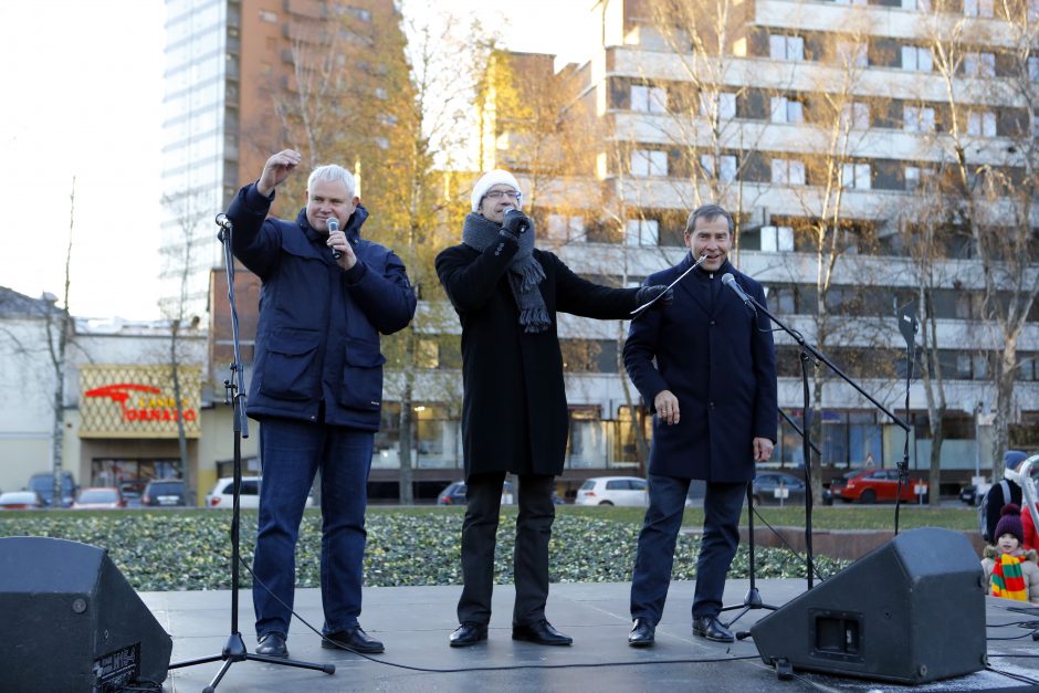 Pamatykite pirmieji: Atgimimo aikštėje išdygo eglučių miškas