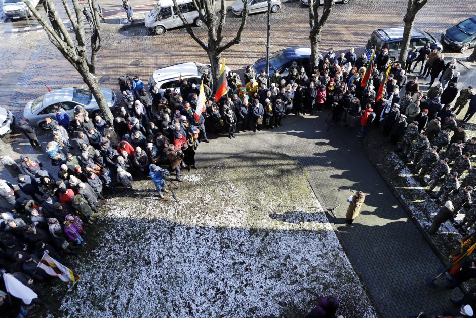 Partizanų vadui A. Ramanauskui-Vanagui – atminimo lenta