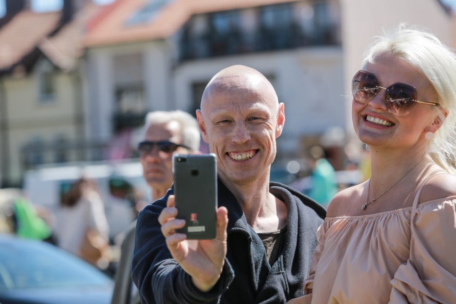 Uostamiesčio simbolis „Meridianas“ išskleidė bures