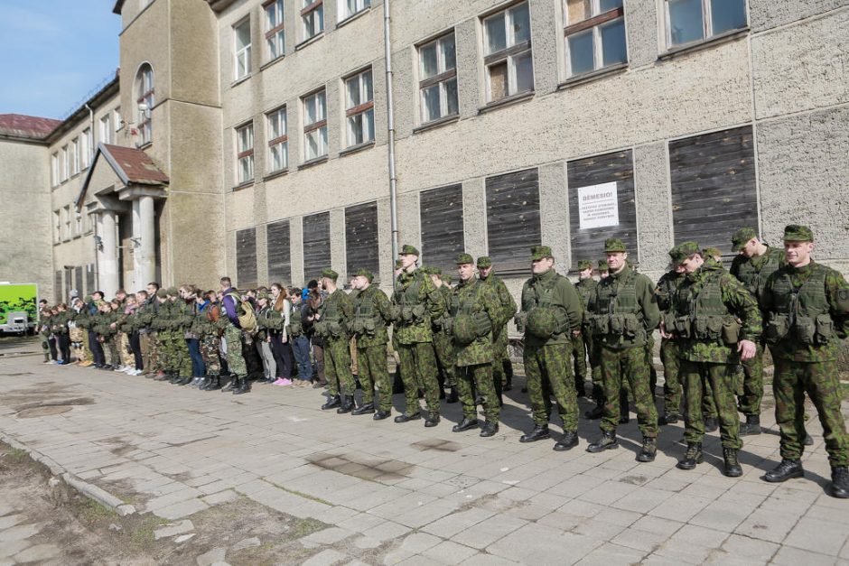 Uostamiestyje – galimybė dienai tapti kariu