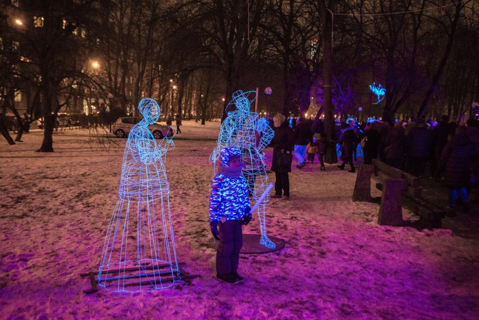 Klaipėdiečiams – įspūdingi Šviesų festivalio reginiai