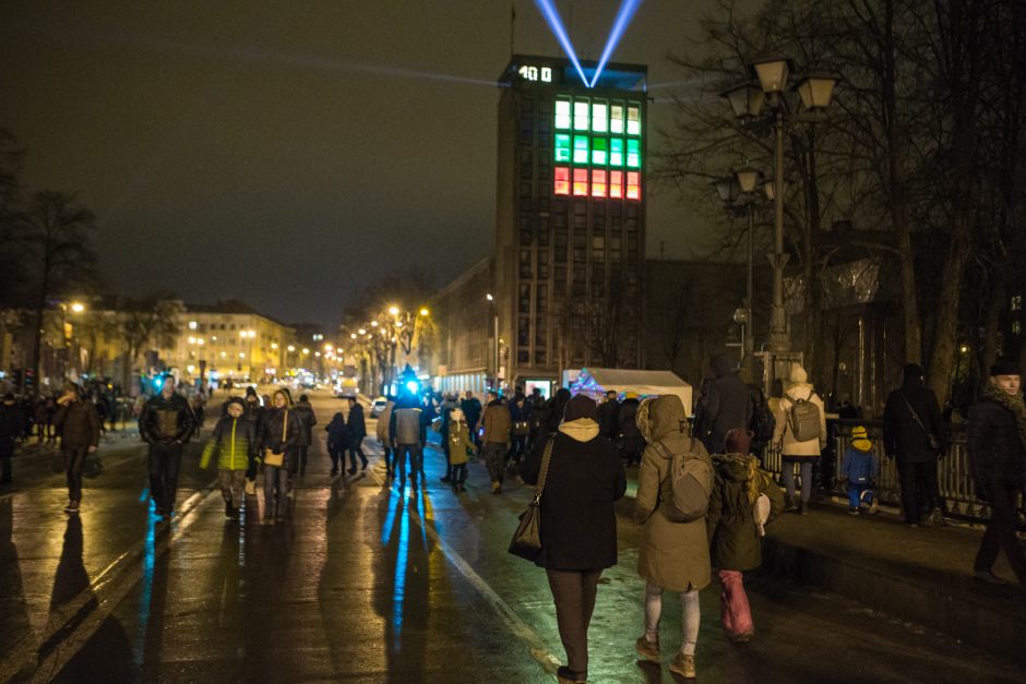 Klaipėdiečiams – įspūdingi Šviesų festivalio reginiai