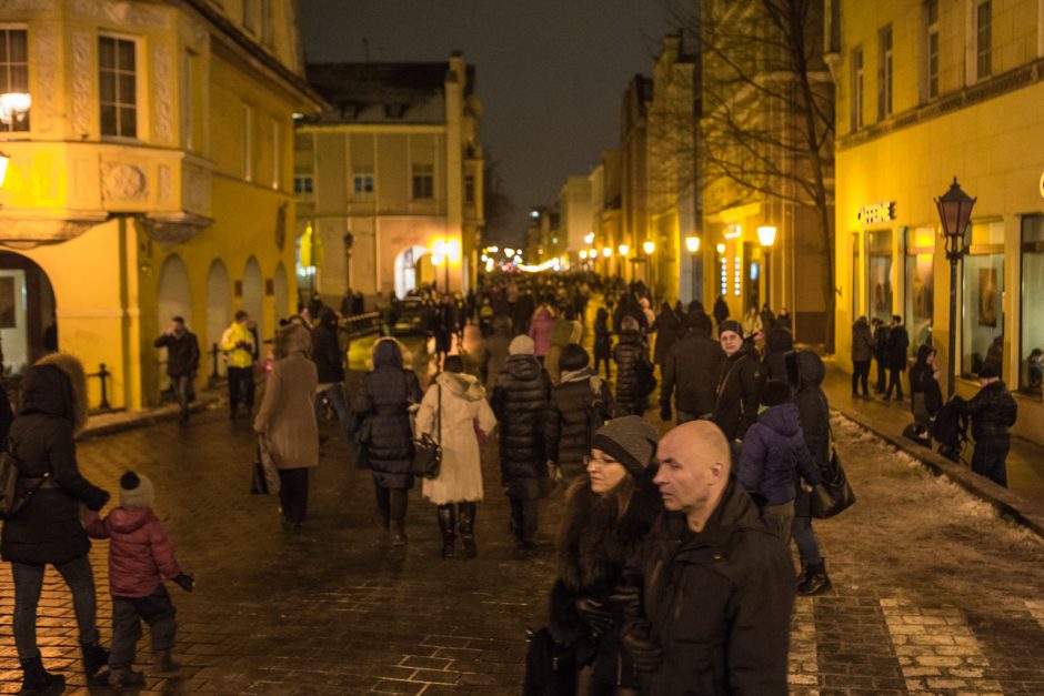 Klaipėdiečiams – įspūdingi Šviesų festivalio reginiai