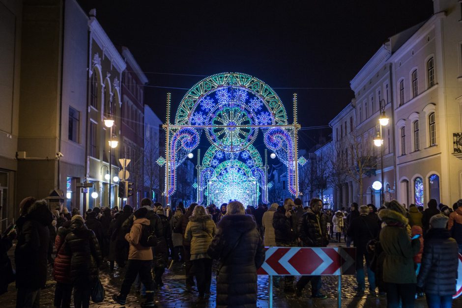 Klaipėdiečiams – įspūdingi Šviesų festivalio reginiai