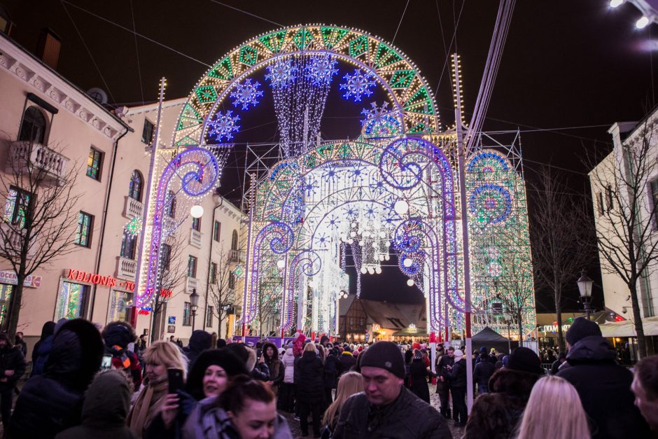 Klaipėdiečiams – įspūdingi Šviesų festivalio reginiai