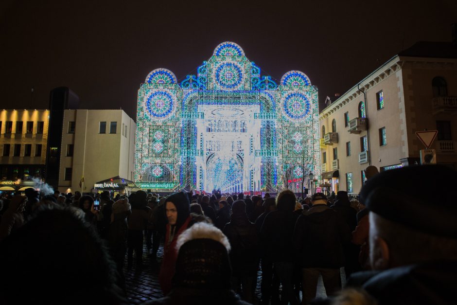 Klaipėdiečiams – įspūdingi Šviesų festivalio reginiai