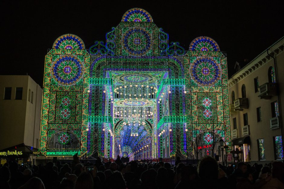 Klaipėdiečiams – įspūdingi Šviesų festivalio reginiai