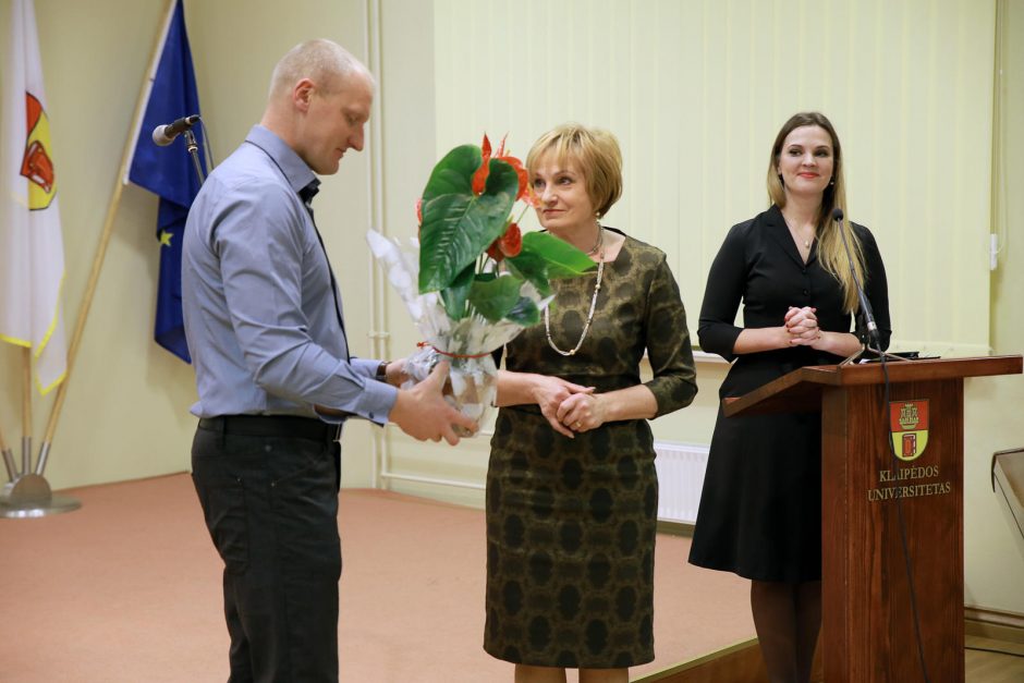 Tarp geriausių Klaipėdos universiteto sportininkų – ir T. Delininkaitis