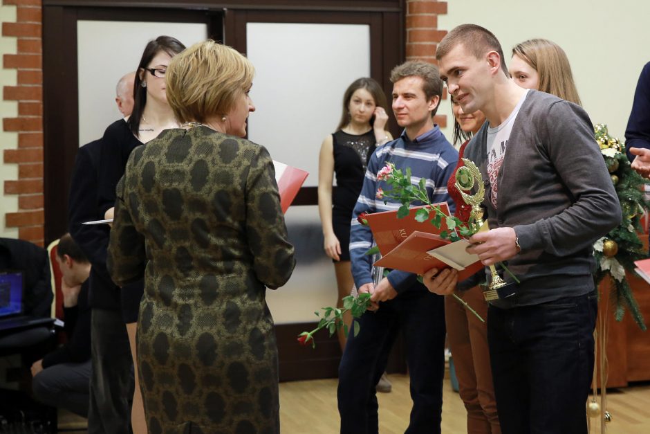 Tarp geriausių Klaipėdos universiteto sportininkų – ir T. Delininkaitis