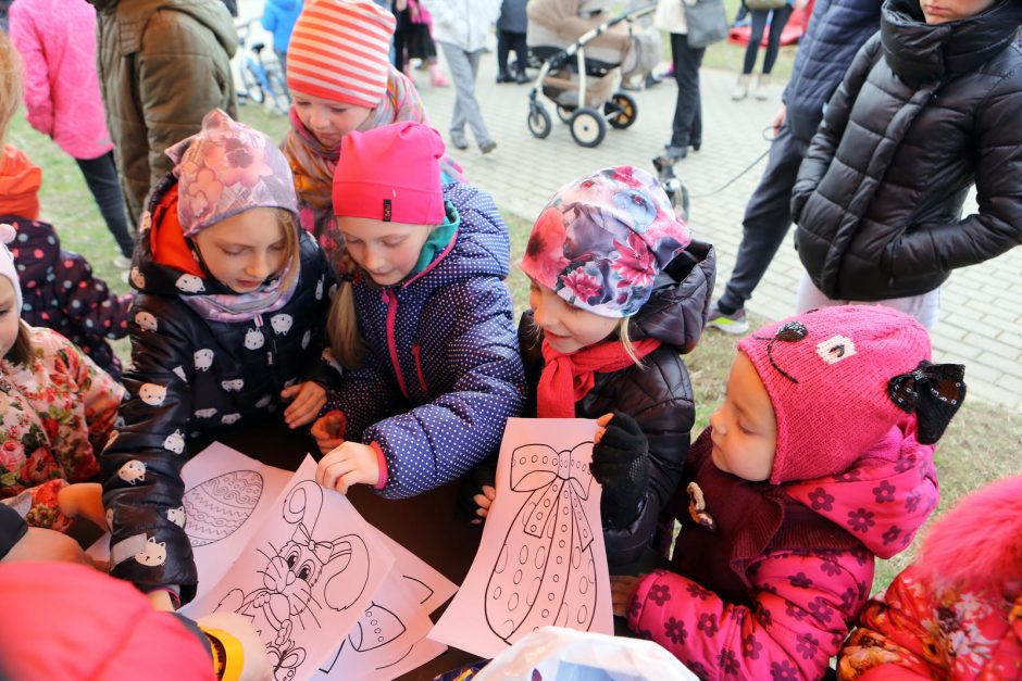 Klaipėdiečius suvienijo Atvelykio šventė Sąjūdžio parke