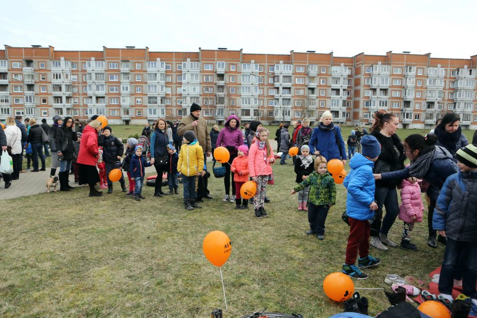 Klaipėdiečius suvienijo Atvelykio šventė Sąjūdžio parke