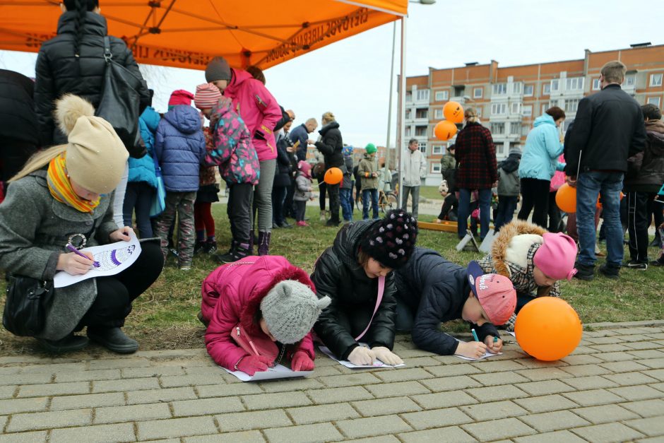 Klaipėdiečius suvienijo Atvelykio šventė Sąjūdžio parke