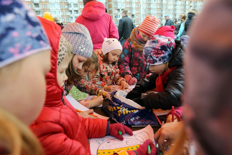 Klaipėdiečius suvienijo Atvelykio šventė Sąjūdžio parke