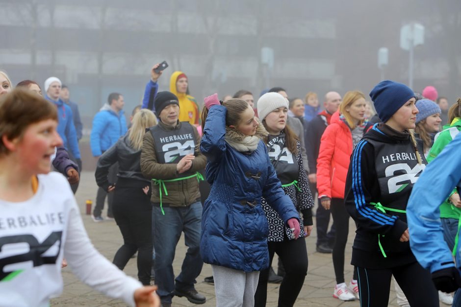 Klaipėdiečiai siekė pasaulio rekordo