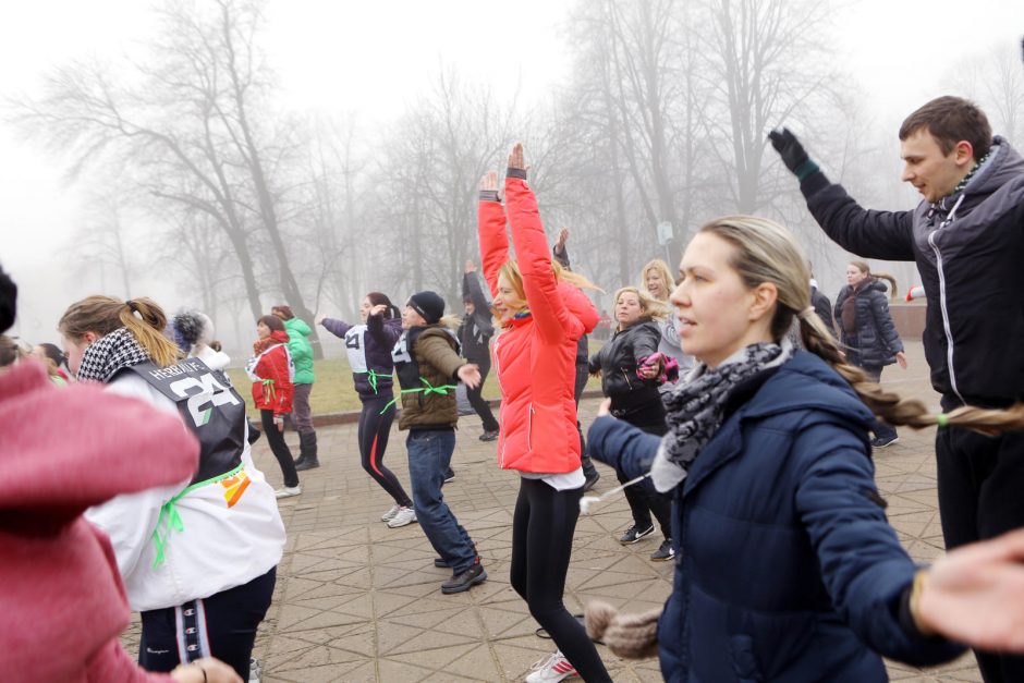 Klaipėdiečiai siekė pasaulio rekordo