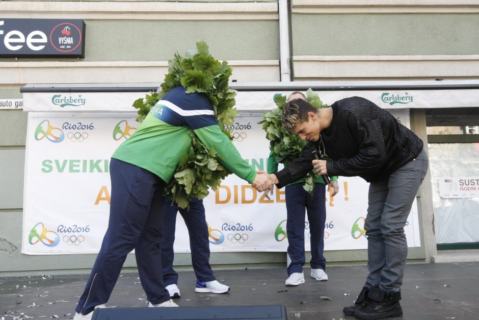 Olimpinė bronza parvežta į Klaipėdą