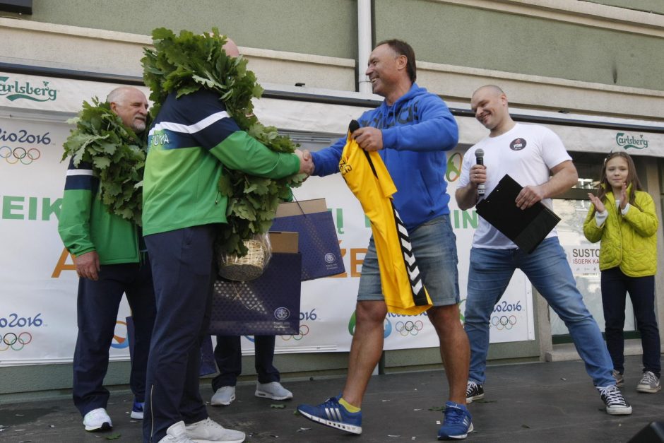 Olimpinė bronza parvežta į Klaipėdą