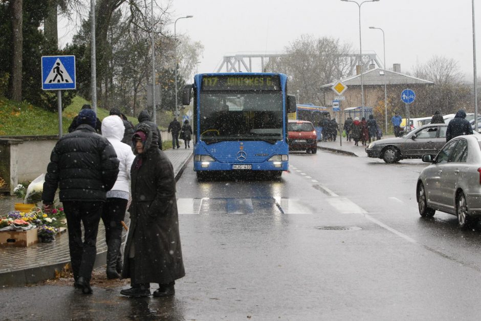 Vykusiems į kapines – išbandymas oru