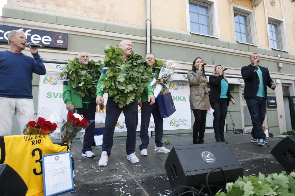 Olimpinė bronza parvežta į Klaipėdą