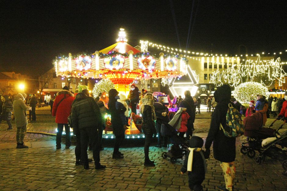 Kalėdų eglutė Klaipėdoje įžiebta paslapčia