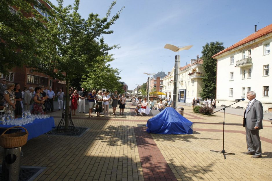 M. Mažvydo alėjoje trykš versmė