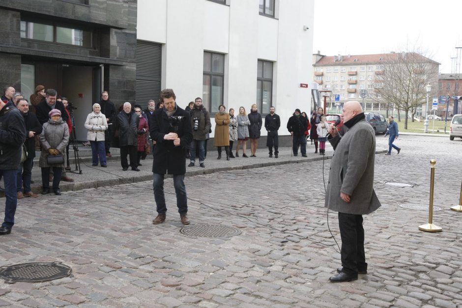 Legendiniam aktoriui V. Kancleriui – memorialinė lenta