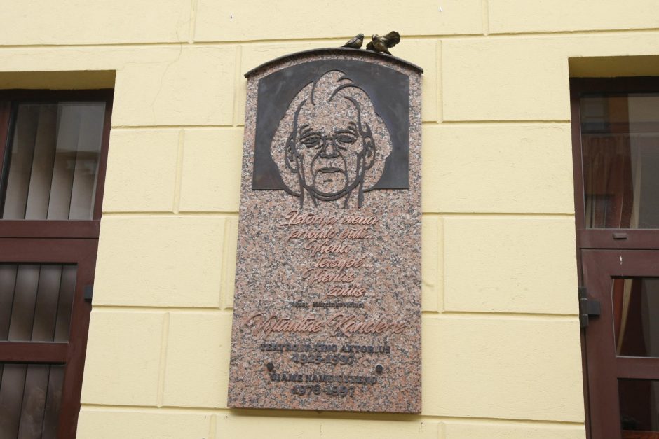 Legendiniam aktoriui V. Kancleriui – memorialinė lenta