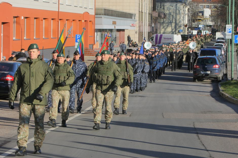 Klaipėdoje – iškilmingas kariuomenės dienos minėjimas