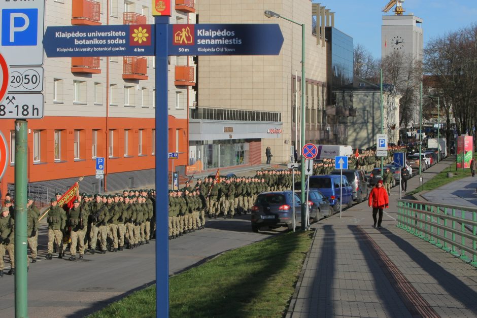 Klaipėdoje – iškilmingas kariuomenės dienos minėjimas