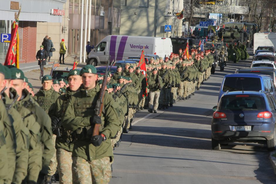 Klaipėdoje – iškilmingas kariuomenės dienos minėjimas