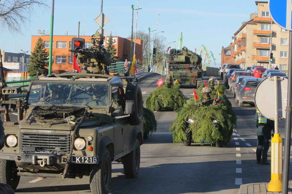 Klaipėdoje – iškilmingas kariuomenės dienos minėjimas