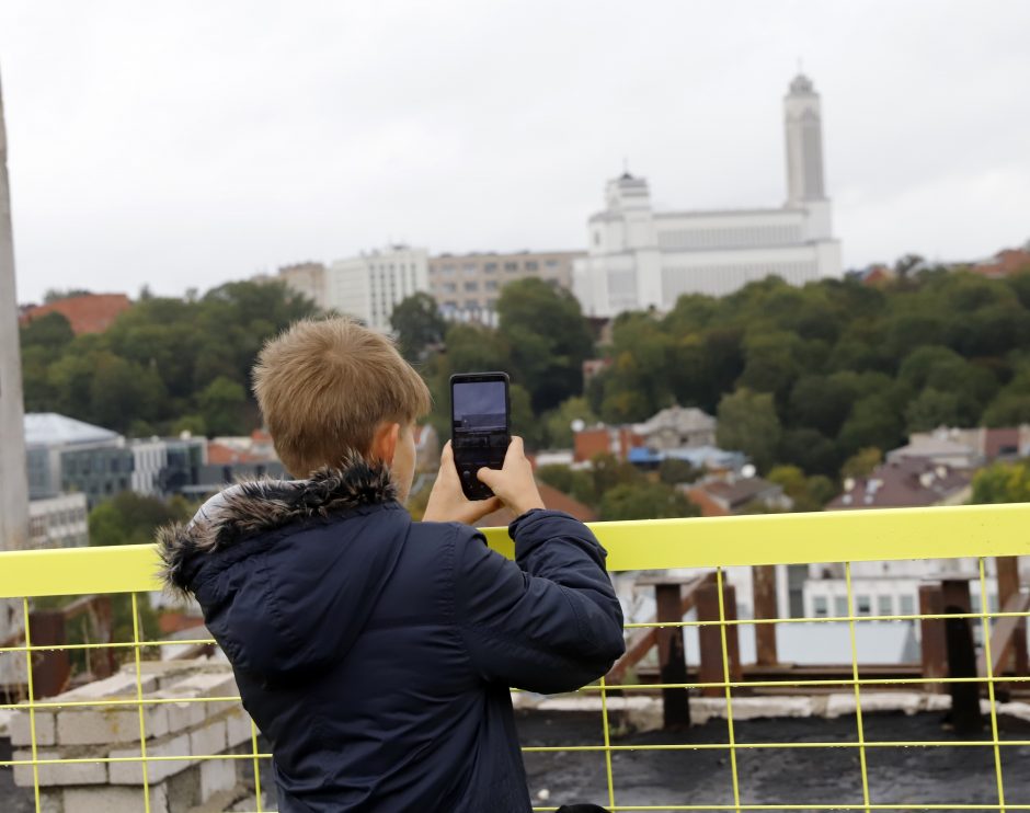 Į Kauno panoramą – nuo monstro stogo