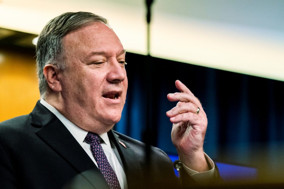 M. Pompeo: Kinijos Konfucijaus institutai kišasi į JAV vidaus reikalus