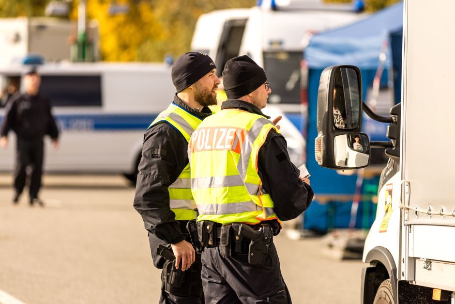 Vokietija šiemet registravo didžiausią nuo 2015 metų neteisėto sienos kirtimo atvejų skaičių