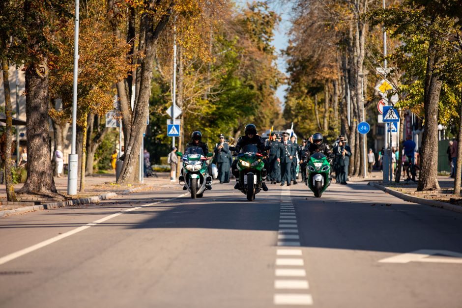 Klaipėdos pareigūnai artėjančią Policijos dieną paminėjo Palangoje