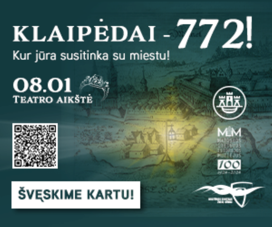 Klaipėdos 772-asis gimtadienis kvies švęsti kitaip nei iki šiol
