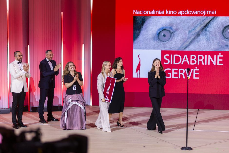 „Sidabrinių gervių“ apdovanojimuose triumfavo M. Kavtaradzės, D. Narkevičiaus filmai