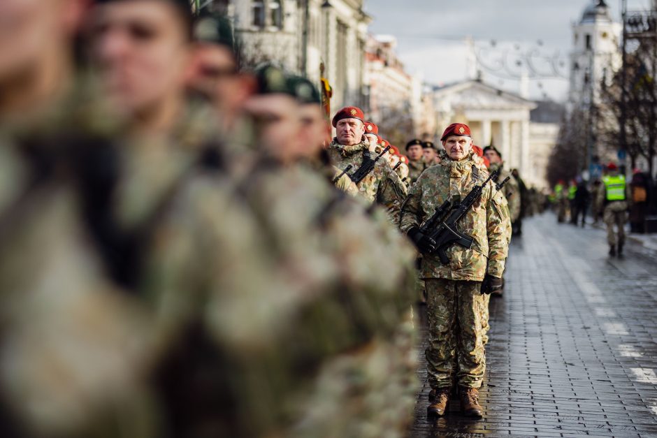 Vilniuje – Lietuvos kariuomenės dienos rikiuotė ir karių paradas