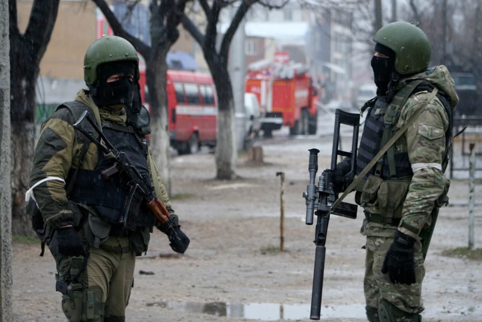 Rusija: per „antiteroristinę operaciją“ Šiaurės Kaukaze nukauti du teroristai