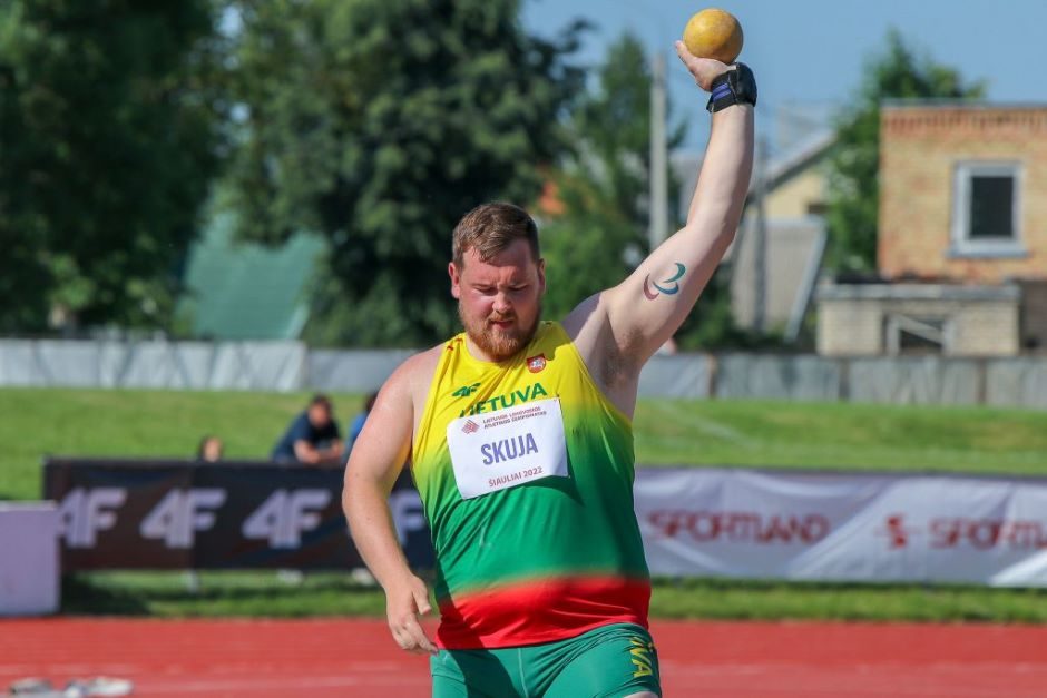 Lengvaatletis A. Skuja paralimpinių žaidynių finale – šeštas