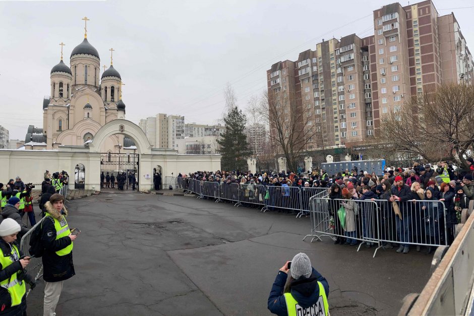 Kremliaus kritiko A. Navalno laidotuvės